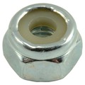 Midwest Fastener Nylon Insert Lock Nut, #8-32, Steel, Grade 2, Zinc Plated, 40 PK 77714